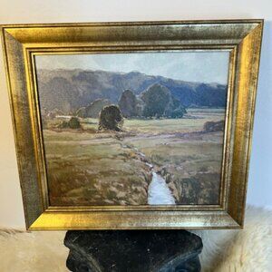 Threshold by Studio McGee Framed Art "Summer Pasture" 14x16